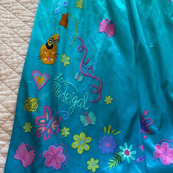 Disney Encanto White Dress with Floral Accents - Picture 2 of 3